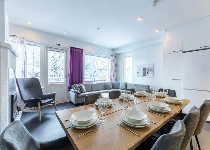 Levin Kotka E1 - Nordic 3br With Sauna & Free Parking Next To Slopes לוי